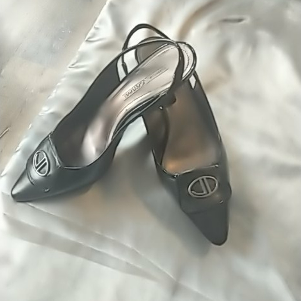 Sling back 2 inch heels - Picture 2 of 4